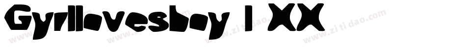 Gyrllovesboy-l9XX字体转换