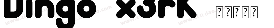 Dingo-x3rK字体转换