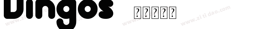Dingos字体转换
