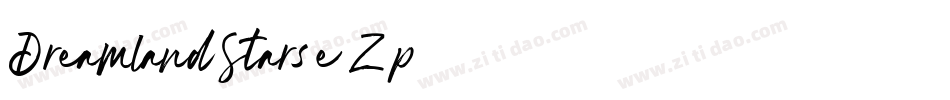 DreamlandStars-e9Zp字体转换