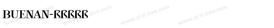 BUENAN字体转换
