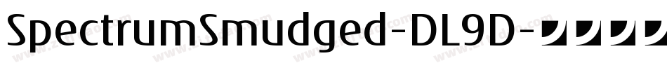 SpectrumSmudged-DL9D字体转换