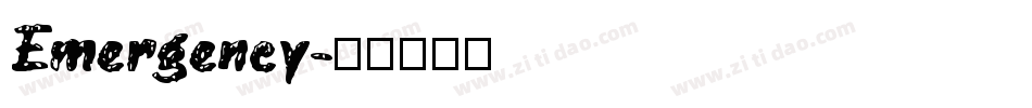 Emergency字体转换
