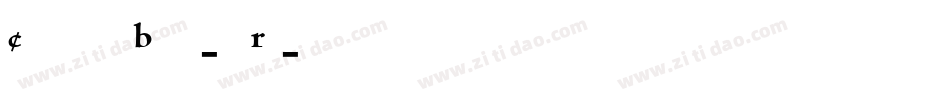 CentabelBold-ngRJ字体转换