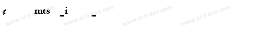 CentaurMTStd-Italic字体转换