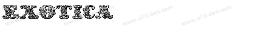 Exotica手机版字体转换