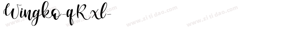 Wingko-qRxl字体转换