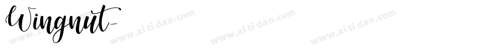 Wingnut字体转换