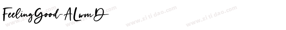 FeelingGood-ALwmD字体转换