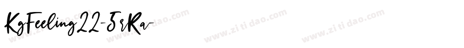 KgFeeling22-5rRa字体转换