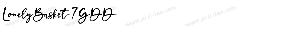 LonelyBasket-7GDD字体转换