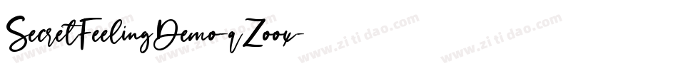 SecretFeelingDemo-qZoox字体转换