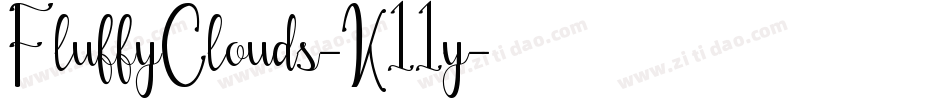 FluffyClouds-K11y字体转换