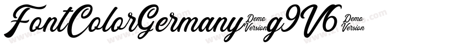 FontColorGermany-g9V6字体转换 FontColorGermany-g9V6字体转换
