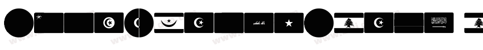 FontArabicFlags-lzDw字体转换 FontArabicFlags-lzDw字体转换