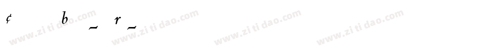 CentabelBold-ngRJ字体转换