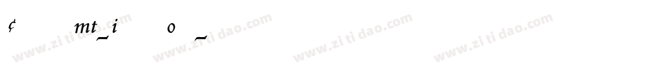 CentaurMT-ItalicOsF字体转换