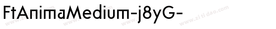 FtAnimaMedium-j8yG字体转换
