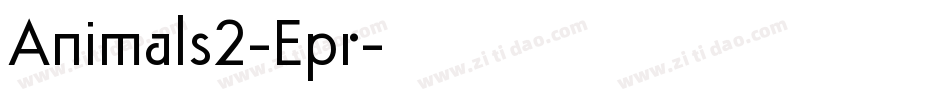 Animals2-Epr字体转换