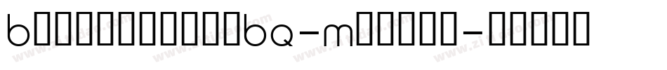 BaskervilleBQ-Medium字体转换