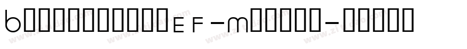 BaskervilleEF-Medium字体转换