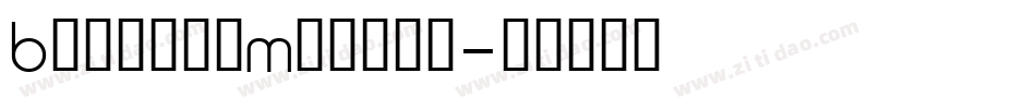 BelliniMedium字体转换