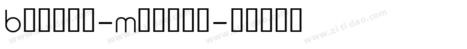 Bendor-Medium字体转换