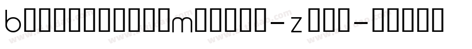 BloggersansMedium-Zawq字体转换