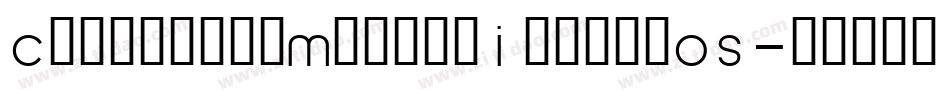 ClaremontMediumItalicOS字体转换