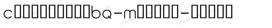 ColossalisBQ-Medium字体转换