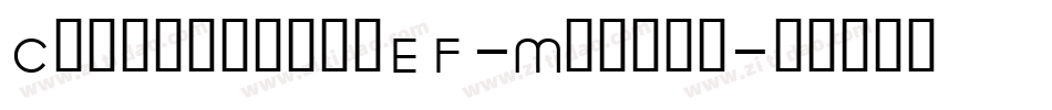 CopperplateEF-Medium字体转换