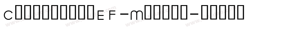 CorinthianEF-Medium字体转换