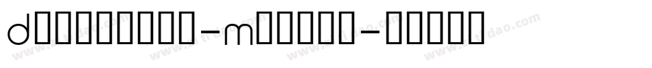 Documenta-Medium字体转换