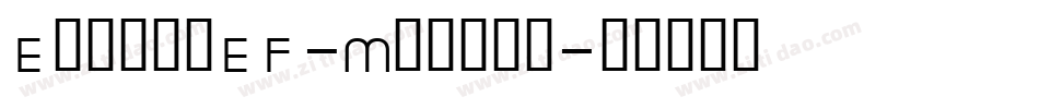 EspritEF-Medium字体转换 EspritEF-Medium字体转换