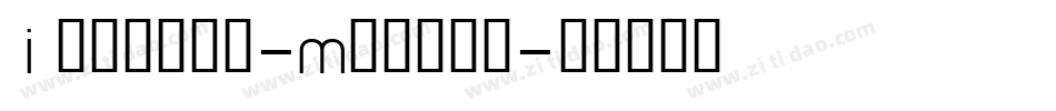 Iquebec-Medium字体转换