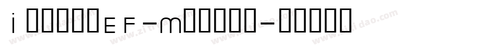 ItaliaEF-Medium字体转换