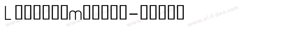 LesmoreMedium字体转换
