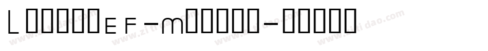 LiteraEF-Medium字体转换