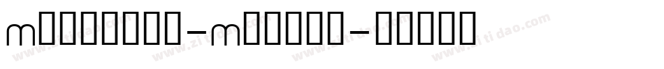 Melborne-Medium字体转换