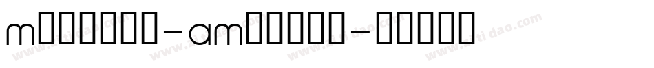 Minimum-AMedium字体转换