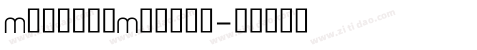 MonktonMedium字体转换