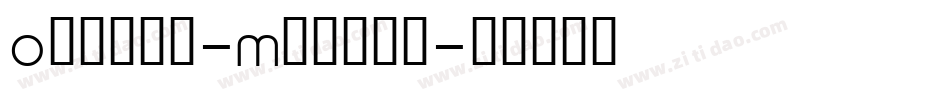 Ornito-Medium字体转换