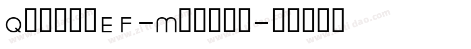 QuorumEF-Medium字体转换