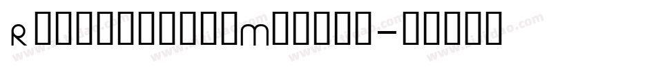 RundigsburgMedium字体转换