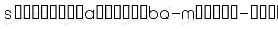 SchneiderAntiquaBQ-Medium字体转换