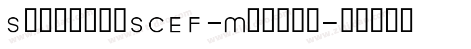 SlimbachSCEF-Medium字体转换