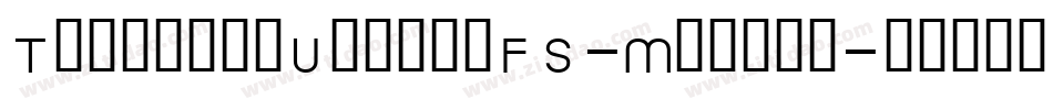 TypoasisUncialFS-Medium字体转换