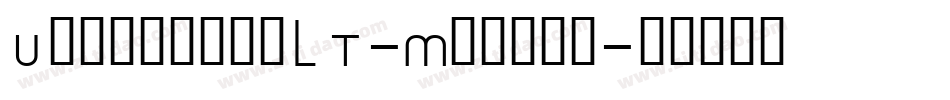 UsherwoodLT-Medium字体转换