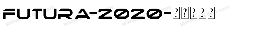 futura-2020字体转换