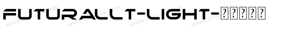 futurallt-light字体转换